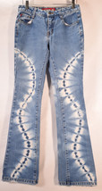 Zana Di Womens Tie Dye Fringed Bottom Jean 1 - $49.50