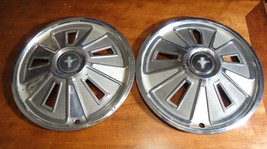 VINTAGE Ford Mustang Hub Caps 1966 14" - $60.00