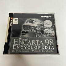 Microsoft Encarta 98 Encyclopedia Single Disc Edition CD-ROM PC - £7.13 GBP