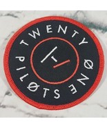 Twenty One Pilots Rock Music Sew/Iron On Embroidered Band Patch 3.3&quot; Rou... - $9.89