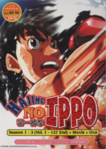 Anime DVD Hajime No Ippo Season 1-3 Vol.1-127 End + Movie + OVA English Subtitle - £32.55 GBP