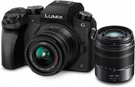Panasonic Lumix G7 4K Digital Mirrorless Camera Bundle With Lumix G, Usa Black - $776.99