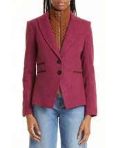 Veronica Beard somner dickey jacket in Azelea/Oxblood - size 2 - £217.68 GBP