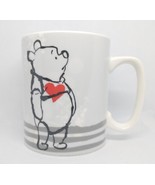 Disney pooh 14 Oz Ceramic Mug Heart Winnie the Pooh I did know once only... - $11.60