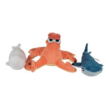 2016 Finding Dory 6" Hank Octopus & Destiny Stuffed Animal Bandai Plush Lot - £15.37 GBP