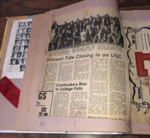 Edwardsburg Highschool Michigan 1961-1964 Scrapbook Ribbons, Photo, Patc... - $46.45