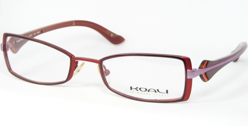 KOALI 6049K GA011 RED /LILAC EYEGLASSES GLASSES METAL FRAME 49-21-140mm - $76.41