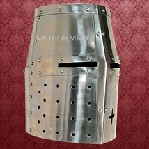 NauticalMart Medieval Knight Steel Crusader Helmet - £130.56 GBP