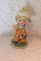 Ceramic Figurine, Child With Sling Shot 5 1/2&quot; Tall - £3.95 GBP