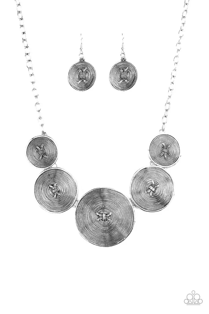 Primary image for Paparazzi Deserves a Medal Silver Necklace - New