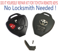 Toyota Remote Key Shell Repair Kit HYQ12BBY GQ4-29T 3B Diy No Locksmith Needed - £3.97 GBP