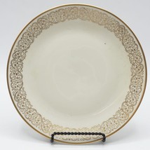 Assiette À Pain Salade Hutschenreuther Gelb L.H.S. Bavaria 7 3/4&quot; Bord Doré - $44.11