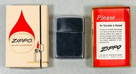 Vintage 1968 Zippo Lighter Gemini No. 1505 Plain Chrome In Original Box ... - $42.52