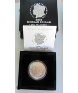 2021 Morgan Silver Dollar in OGP &amp; COA with S Mint Mark - San Fransisco  - £139.56 GBP