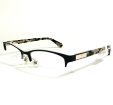 Kate Spade Eyeglasses Frames GLORIANNE WR7 Black Brown Tortoise Gold 53-16-140 - £66.93 GBP