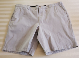 NWT Club Room Pearl Blue Chino Shorts Mens Size 42W Flat Front - £19.38 GBP