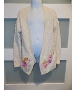 Disney Oatmeal Color Rapunzel Cardigan Sweater Size 5/6 Girl&#39;s - $22.00 CAD