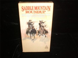 VHS Saddle Mountain Roundup 1941 Ray &quot;Crash&quot; Corrigan, John King, Max Terhune - £5.53 GBP