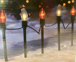 Sienna C9 Stake Light Pathway Markers  Set of 15 Lights - 14&#39; Lighted Le... - $32.23