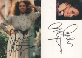 Julia Migenes USA Opera Soprano 2x Hand Signed Autograph s - £7.06 GBP