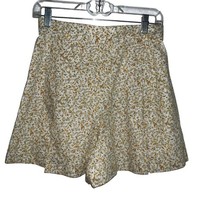 Revolve Petersyn Womens Amalfi Saffron Pleated Shorts Floral NWT Size Small - $15.00