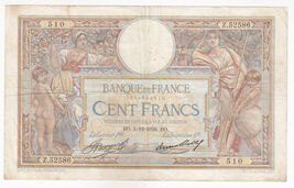 France,100 Francs,1936 Émission, P78, VF+ - $29.44