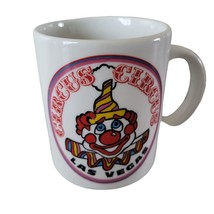 Circus Circus Las Vegas Excalibur 10 oz Coffee Clown Face Coffee Mug Tea... - £13.09 GBP