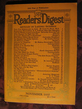 Readers Digest November 1937 Susan Ertz Gretta Palmer Bruce Bliven Pearl S. Buck - £5.40 GBP