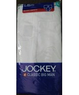 2006 JOCKEY CLASSIC BIG MAN 2 PACK WHITE BRIEFS UNDERWEAR Size 46 New In Package - $26.93 CAD