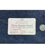 DIXIE DREAM MOTEL Card Vintage AAA DILLON SC HWY 301 - €17,09 EUR