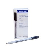 Graphtec fiber tip pen black (LUMOCOLOR-311-BLK) For Graphtec PHP31-FIBE... - £28.21 GBP