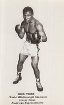 Dick Tiger Nigerian Boxer Antique Boxing RPC Postcard - $9.99