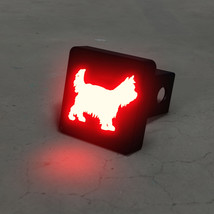 Yorkshire Terrier Silhouette LED Hitch Cover - Brake Light - $69.95