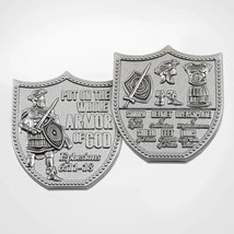 Armor Of God Ephesians 6:11-18 3D Challenge Coin - £27.96 GBP