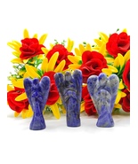 Blue Sodalite Angel 2 Inches, Guardian Angels-Pack Of 1 with Velvet Pouch - $915.99 MXN