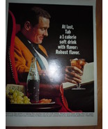Tab A 1 Calorie Soft Drink With Flavor Print Magazine Ad 1965 - £4.77 GBP