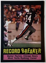 1985 Topps #6 Walter Payton Reprint - MINT - Chicago Bears - Record Breaker - £1.58 GBP