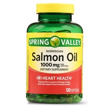 Spring Valley Norwegian Salmon Oil Softgels, 1000 mg, 120 Count..+ - £20.56 GBP