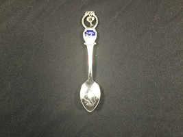Vintage Florida Palm Tree Dangle Charm Collectible Silver Spoon Souvenir - $9.99