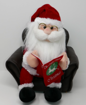 Kids Of America 2006 The Night Before Christmas Animated Santa In Chair ... - €21,21 EUR