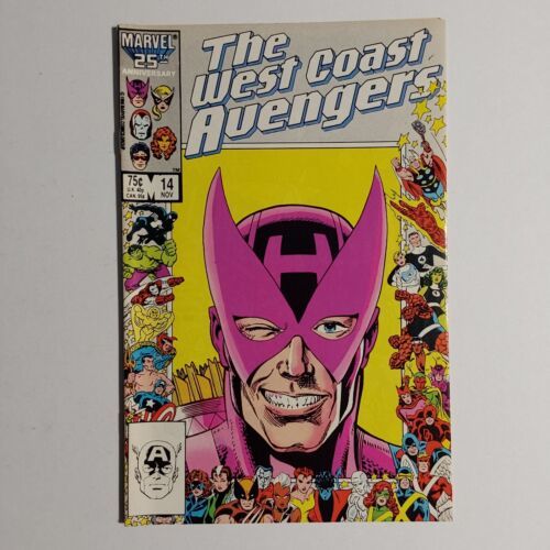 West Coast Avengers 14 VF- 1986 Marvel Comics Direct Edition 25th Annive... - $5.93
