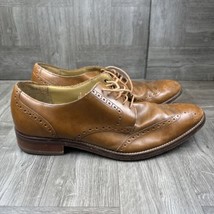 Cole Haan Shoes Grand OS Mens Brown Wingtip Brogue Oxfords Dress C12845 ... - £15.36 GBP