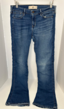Hollister Women&#39;s Boot Cut Jeans Size 11S 30x31 Blue Denim - $350.90 MXN