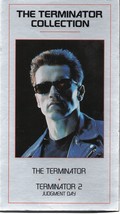 TERMINATOR collection (vhs) 2-tapes, full screen, Schwarzenegger, Linda Hamilton - £7.10 GBP