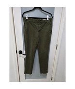 GAP Slim Chino Pants Green 31x32 Men’s Stretch Cotton Twill Trousers Casual - $35.34 CAD