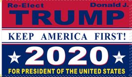 DONALD TRUMP 2020 KEEP AMERICA FIRST 12x18 2x3 3x5 150D Nylon Flag Prote... - £14.85 GBP