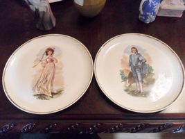 Mulder &amp; Loon 2 Plates- Lawrence &amp; Gainsborough - by Artist W.S Gange[#46] - £95.22 GBP