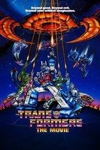 1986 Hasbro Transformers The Movie Poster 11X17 Animated Optimus Prime  - £9.74 GBP