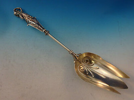 Art Silver c. 1860-1883 by Wood and Hughes Sterling Buffet Fork GW 12 1/8&quot; - £1,431.57 GBP