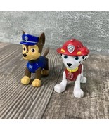 Paw Patrol Marshall Chase Collectible Figure Moveable Head and Legs 2.5&quot; - £7.43 GBP